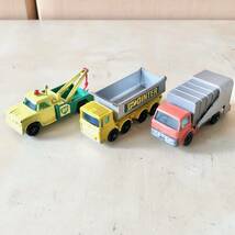 マッチボックス 3台 ① ◆Refuse Truck パッカー車 / 8Wheel Tipper Truck 8輪ダンプ / Doudge Wreck Truck ダッジ レッカー車_画像1