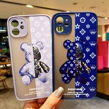 【在庫処分】iPhone13ケース 韓国 キャラクター かわいい おしゃれ 3色 耐衝撃 iPhone 12 13 14 Pro max mini Plus ケース カバー_画像4