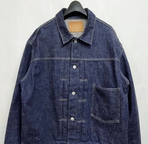 XLサイズ◆日本製 A VONTADE アボンタージ WW2 Denim Jacket デニムジャケット インディゴ Gジャン 赤耳 セルビッチ Tバック 大戦モデル_画像2