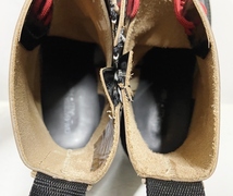 サイズ43◆H&M × GiAMBATTiSTA VALLi ジャンバティスタヴァリ サイドジップ レザーブーツ ブラック クレープソール 靴_画像6