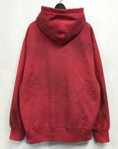 Mサイズ◆Supreme Classic Logo Garment Dyed Hooded Sweatshirt シュプリーム クラシックロゴ ガーメントダイド パーカー Red 赤_画像5