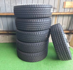 175/75R15（103/101L LT)　ダンロップ/WINTERMAXXLT03M【2022年】スチール　15×5J　6穴　　６本セット！　№308-6D