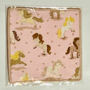 新品未使用品　 FEILER フェイラーのタオルハンカチ　HAPPY PONYハッピーポニーです♪