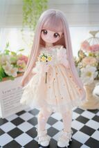 BJDドール用ウィッグ MDD/kumako/DDサイズ通用 全5色 8-9インチ 球体関節人形 doll_画像6