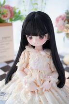 BJDドール用ウィッグ MDD/kumako/DDサイズ通用 全5色 8-9インチ 球体関節人形 doll_画像2