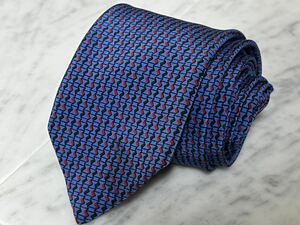 699 jpy ~ Christian Dior necktie blue group total pattern 