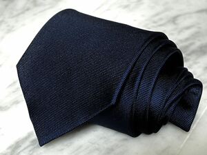 未使用に近い 699円～ ネクタイ ネイビー 無地系 silk100