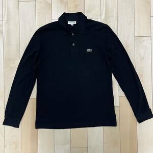 LACOSTE ラコステ｜L1264｜日本製｜サイズ3｜定番ブラック 長袖｜ポロシャツ→検索用 L1212 フレラコ フレンチラコステ フランス製