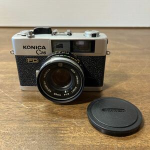 Konica コニカ C35 FD / HEXANON 38mm F1.8 フィルムカメラ コンパクトカメラ レトロ (3-2