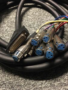 D-sub 25pin 8XLR 11c