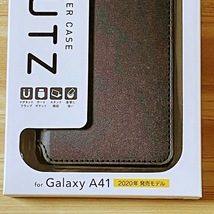 Galaxy A41 SC-41A 手帳型ケース カバー ソフトレザー ブラック マグネット ストラップホール付 磁石付 カードポケット エレコム 911_画像8