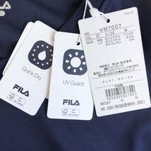フィラ　メンズ　ゲームシャツ　Mサイズ　定価6490円　吸水速乾　UV　VM7007_画像9