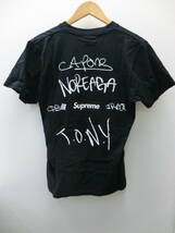 ite/370155/0107/supreme シュプリーム/The War Report Tee/CAPONE-N-NOREAGA/Tシャツ/ブラック/サイズS_画像2