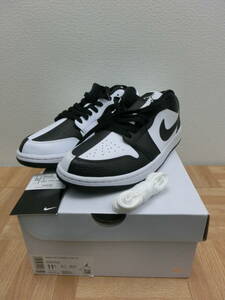 km/410722/2402/ナイキ　NIKE　AIR JORDAN 1 LOW　ローカットスニーカー　DR0502-101/ホワイト×ブラック/サイズ28.5ｃｍ