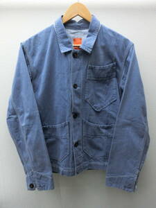 mo/501942/2212/ Kato KATO` cotton jacket coverall / indigo / size S