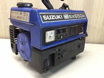 (EA115) SUZUKI スズキ ポータブル発電機 SX650R エンジン発電機 未確認ジャンク_画像3