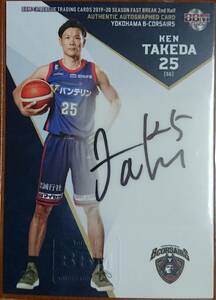 2019-20 BBM×B.LEAGUE FAST BREAK 2nd Half 竹田謙(横浜ビー・コルセア－ズ) 115枚限定直筆サインカード　