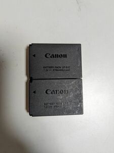 CANON LP-E12 純正バッテリー 2個セット #1-5 対応機種：EOS KissX7 / M / M2 / M10 / M100 / M200 / KissM / KissM2 PowerShot SX70 HS