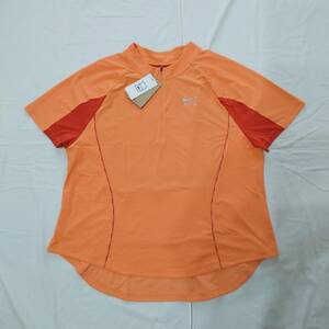 オレンジ ナイキ DRY-FIT DV4877 Tシャツ ファスナー付き 新品未使用品　送料無料
