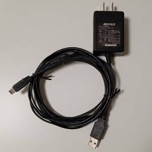 【AIKU-YA】BUFFALO ACアダプター US100523 5V 2.3A USB給電ケーブル付き バッファロー