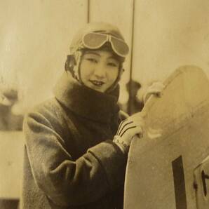 飛行機 女優 ブロマイド スチール写真 戦前 大正 昭和の画像3