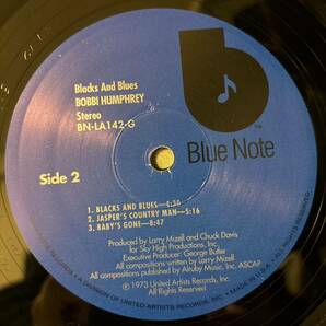 Bobbi Humphrey Blacks And Blues レコード LP ボビー・ハンフリー vinyl アナログ jazz ジャズ ブルー・ノート blue note &の画像5