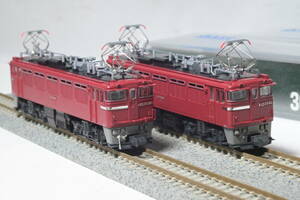 KATO カトー 関水金属 Nゲージ 3029 国鉄 交流 電気機関車 ED75 耐寒型 2両セット 中古品 現状