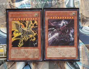 遊戯王OCG ラーの翼神竜、オシリスの天空竜　高橋和希先生描き下ろしイラスト版