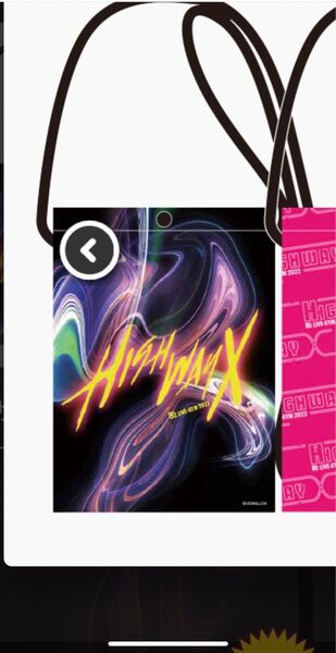 B'z ガチャ HIGHWAY X サコッシュ グッズ 2022 黒 ライブグッズ