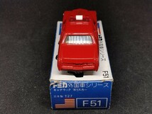 【トミカ F51 青箱 日本製】キャデラック ポリスカー ミネソタ州ポリスカー仕様 赤（レッド） アメリカンポリスフェアモデル 特別限定車 _画像6