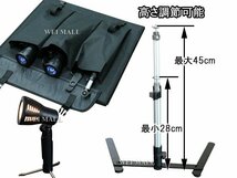 撮影セット 撮影ブース ライト カメラスタンド キャリングケース 背景布 4色付 超豪華 8点セット 出品物撮影 フリマ オークション 物撮り_画像4