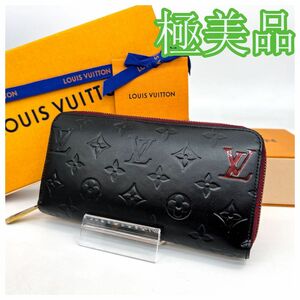 極美品　28N ルイヴィトンヴェルニ ジッピーラウンドファスナー大人気　長財布　 LOUIS VUITTON メンズオススメ！