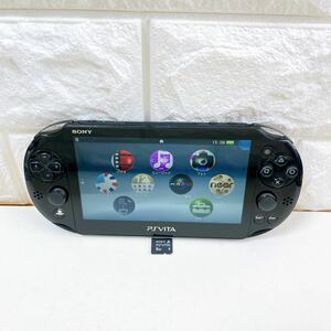 SONY ソニー PSVITA ピーエス ビータ VITA PCH2000 モデル Vita本体 SDカード 付属品付き 人気 ゲーム機