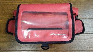 HONDA ( ホンダ ) 防水３WAY ハンディバッグ (OSYEX-P81-R レッド) 2㍑ タンクバッグ 