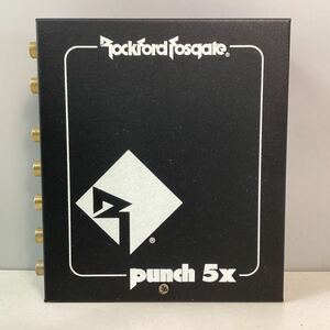 y3531 ロックフォード パンチ 5X アンプ カード式クロスオーバー Rockford Punch 5x カー用品 オーディオ アメリカ製 動作未確認 中古