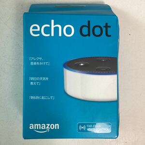 y3424 Amazon Echo Dot 第2世代 アマゾン エコー ドット Alexa アレクサ スピーカー Bluetooth Spotify 音声 検索 長期保管品 未使用