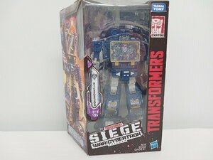 [H5A-62-100-1］ SOUNDWAVE（サウンドウェーブ） TRANSFORMERS トランスフォーマー SIEGE War for Cybertron Trilogy フィギュア 開封済み