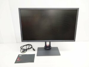 [8D-63-016-4] BenQ ベンキュー ゲーミングモニター for e-Sports XL2731 本体+ケーブル 通電のみ確認済み 中古 欠品あり