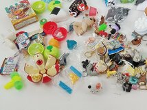 [B5C-63-028-1] 小物・お土産系 グッズ 指輪 いきもの大図鑑 マスコット キーホルダー など まとめ売り ジャンク_画像4