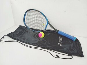 [B10A-63-005-3] YONEX ヨネックス E zone 100 テニスラケット G2 45-60LBS キズ有 中古