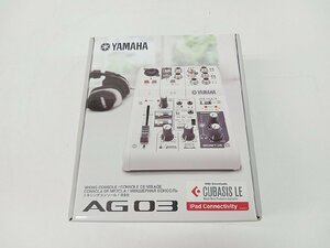 [7A-63-027-1] YAMAHA ヤマハ AG03 ミキシングコンソール 楽器周辺 通電確認のみ 中古