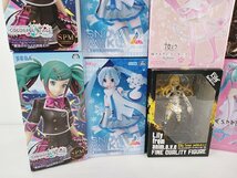 [BF-1-3] 初音ミク プライズ 一番くじ フィギュア 15点 まとめ売り 開封未開封混在 ジャンク 桜ミク 雪ミク 鏡音レン 他_画像3