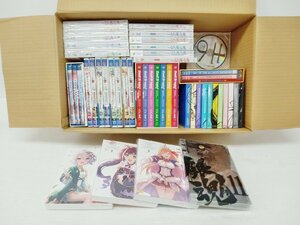 [B-2-1] アニメ DVD BD 混在 いろいろ まとめ売り 再生未確認 ジャンク ラブライブ ひぐらし バンドリ テイルズ など