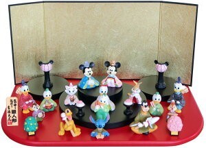 [Ready to ship] Disney Tiered Decoration Hina Dolls Dairi-sama Hina Hina Dolls Disney Doll's Festival Festival Interior Decoration Celebration Gift, season, Annual event, Doll's Festival, Hina doll