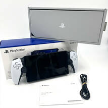 極美品 PlayStation Portal リモートプレーヤーCFIJ-18000 外箱有 音出し・動作確認済み ガラスフィルム付き SONY 【B6462】_画像1