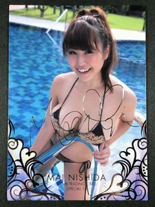 西田麻衣　BOMB 2013　SP18　スペシャル箔押しカード　水着 グラビア アイドル トレカ トレーディングカード