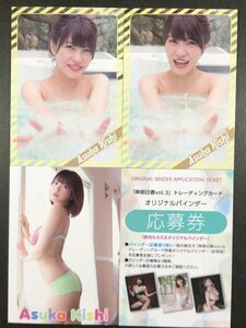 岸 明日香　４枚セット　水着 グラビア アイドル トレカ トレーディングカード