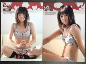 山本ひかる　BOMB ボム 2010　30・31　２枚セット　グラビア アイドル トレカ トレーディングカード 科捜研の女