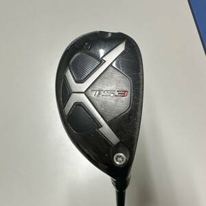 タイトリスト　TITLEIST　TS3　UT　21°　MCI Matte Black 70(S)　カバー付き　レンチ無し