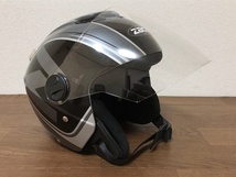 ZACK ZR-11ジェットヘルメット　SPEEDPITチタンシルバー/ブラック フリーサイズ（58～59cm） SG規格適合 バイク用品TNK工業_画像2